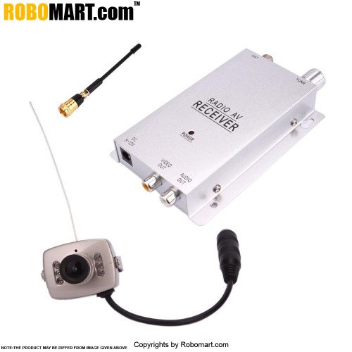 Wireless A/V camera for Arduino/Raspberry-Pi/Robotics