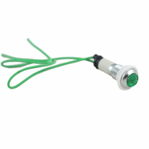 Led Indicator With Metal Casing (Green)