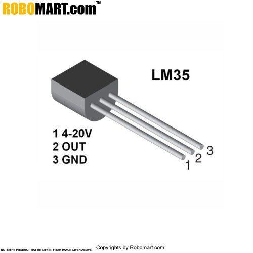 LM 35 Temperature Sensors