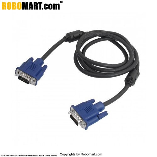 vga 15 pin male to male plug connector cable