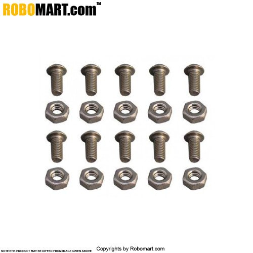 Nut Bolt Pack (Dia 6 mm, Length 5 mm)