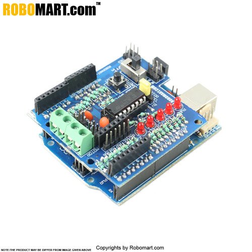 ARDUINO Board With L293D Motor Driver Shield