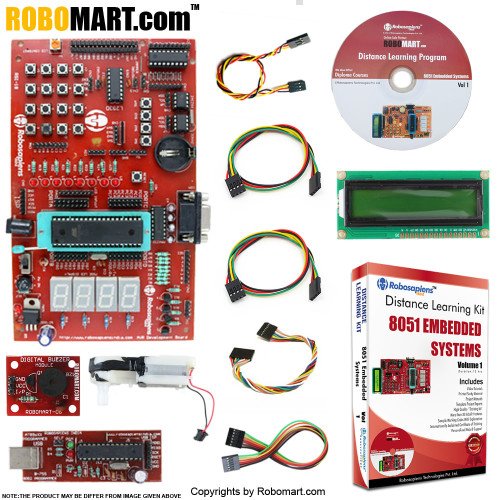 7 Days 8051 Embedded Systems Distance Learning Kit
