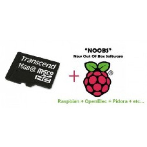 16GB Micro SD Card for Raspberry Pi (Class 10 - High Speed)
