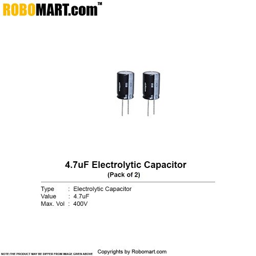 4.7µf 100v electrolytic capacitor