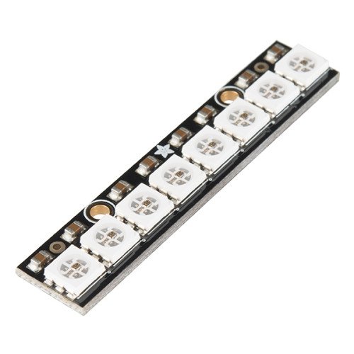 NeoPixel Stick - 8 x 5050 RGBW LEDs - Cool White - ~6000K