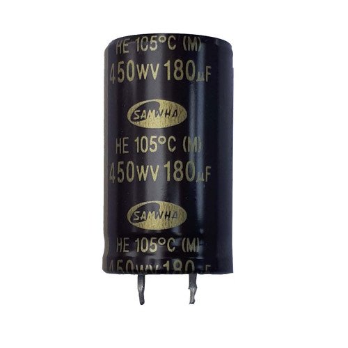 180µF 450v Electrolytic Capacitor