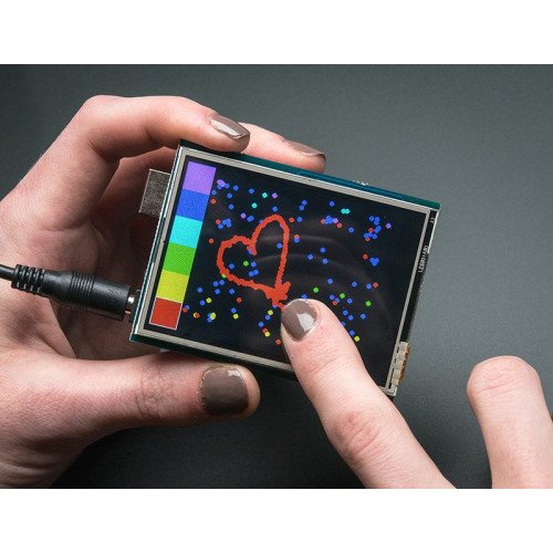 Adafruit 2.8" TFT Touch Shield for Arduino with Resistive Touch Screen