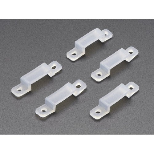 Silicone Clips for NeoPixel LED Strips - set of 5