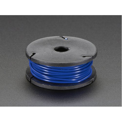 Stranded-Core Wire Spool - 25ft - 22AWG - Blue