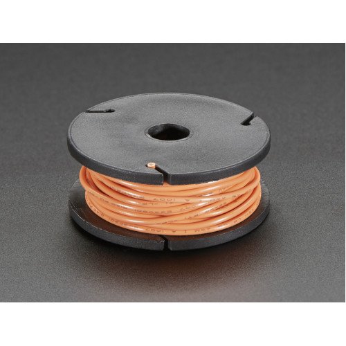 Stranded-Core Wire Spool - 25ft - 22AWG - Orange